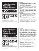 Предварительный просмотр 2 страницы Goodson CF-24-G Instructions