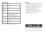 Предварительный просмотр 2 страницы Goodson GEO-SC Instructions