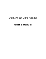 Goodway card reader User Manual preview