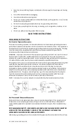 Preview for 3 page of Goodway ChipMaster DV-2-MET Operating And Maintenance Instructions Manual