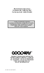 Preview for 8 page of Goodway ChipMaster DV-2-MET Operating And Maintenance Instructions Manual