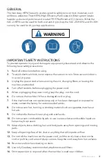 Preview for 3 page of Goodway EV-30H Operating And Maintenance Instructions Manual