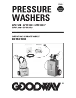 Preview for 1 page of Goodway GPW-1000 Operating & Maintenance Instructions