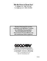 Preview for 20 page of Goodway GPW-1000 Operating & Maintenance Instructions