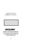 Предварительный просмотр 37 страницы Goodway HPW-1000 Operating And Maintenance Instructions Manual