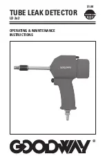 Preview for 1 page of Goodway LD 2x2 Operating & Maintenance Instructions