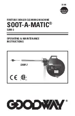 Предварительный просмотр 1 страницы Goodway SOOT-A-MATIC SAM-3 Operating & Maintenance Instructions