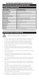 Preview for 2 page of Goodwind GWH30NH Installation Manual