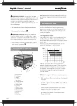 Preview for 34 page of Goodyear GY 1300G Owner'S Manual