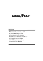 Preview for 40 page of Goodyear PROFESSIONAL GY 3406 Owner'S Manual