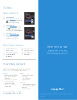 Предварительный просмотр 2 страницы Google Fiber Quick Start Manual