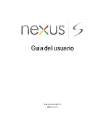 Предварительный просмотр 1 страницы Google GT-I9020 (Google Android User Guide) (Spanish) Guía Del Usuario