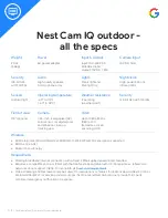 Предварительный просмотр 5 страницы Google Nest Cam IQ outdoor Pro Manual