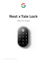 Предварительный просмотр 1 страницы Google Nest x Yale Pro Manual