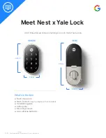 Предварительный просмотр 3 страницы Google Nest x Yale Pro Manual