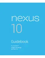 Google Nexus 10 Manual Book предпросмотр