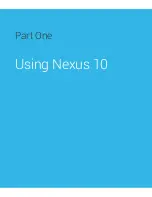 Предварительный просмотр 8 страницы Google Nexus 10 Manual Book