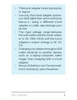 Preview for 9 page of Google Nexus 4 Manual Book