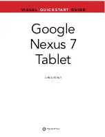 Предварительный просмотр 2 страницы Google Nexus 7 Visual Quickstart Manual