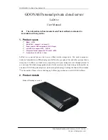 Goonas LC180 User Manual preview