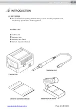 Preview for 3 page of Goot Anti-Static Series Owner'S Operation Manual