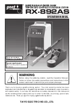 Goot RX-892AS Operation Manual preview