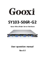 Preview for 1 page of Gooxi SY103-S06R-G2 User'S Operation Manual