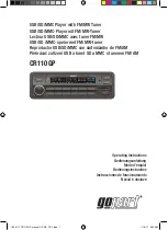 gopart CR110GP Operating Instructions Manual preview