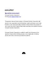 Preview for 4 page of Goplanet Mars 200 User Manual