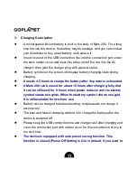 Preview for 11 page of Goplanet Mars 200 User Manual