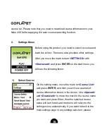 Preview for 15 page of Goplanet Mars 200 User Manual