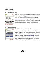 Preview for 17 page of Goplanet Mars 200 User Manual