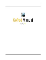 GoPod Campers GoPod 90 Manual preview