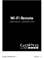 Preview for 1 page of GoPro ARMTE-001 User Manual & Warranty