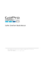 Preview for 1 page of GoPro CineForm Studio Manual