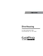 GoPro Dive Housing User Manual preview