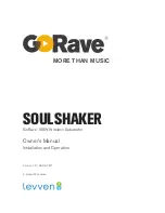 GoRave SOULSHAKER Owner'S Manual preview