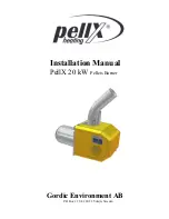 Preview for 1 page of Gordic Environment AB PELLX Installation Manual