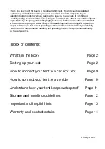 Preview for 2 page of Gordigear Utility tent User Manual