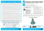 Gordon Ellis & CO PRIMA SUCTION FEET Manual preview