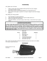 Preview for 8 page of Gordon 93682 Assembly & Operating Instructions