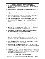 Preview for 2 page of Gordon 93782 Assembly And Operating Instructions Manual