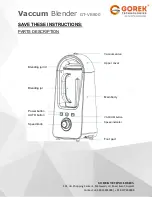 Предварительный просмотр 4 страницы GOREK GT-VB800 Instruction Manua