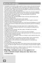 Preview for 4 page of Gorenje Plus GDC67178F Instructions For Use Manual