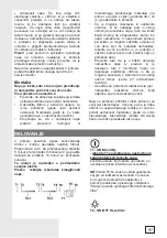 Preview for 97 page of Gorenje Plus GHV62B Instruction On Mounting And Use Manual