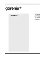 Gorenje Plus GIT63B User Manual preview