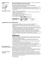 Предварительный просмотр 6 страницы Gorenje 731579/01 Instructions For Use And Installation