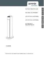 Gorenje 731954 Instructions For Use Manual preview