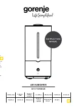 Preview for 1 page of Gorenje 737211 Instruction Manual