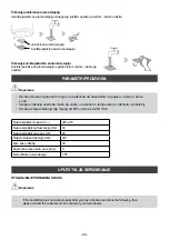 Предварительный просмотр 22 страницы Gorenje 737865 Instruction Manual